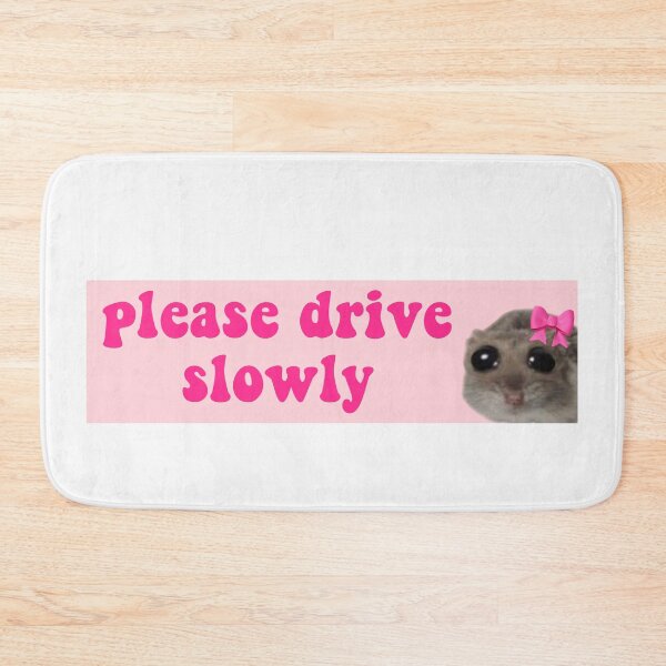 Item preview, Funny cute bumper sticker pink designed and sold by vyascreations.