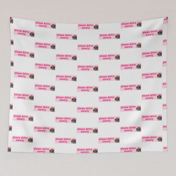 Item preview, Funny cute bumper sticker pink designed and sold by vyascreations.