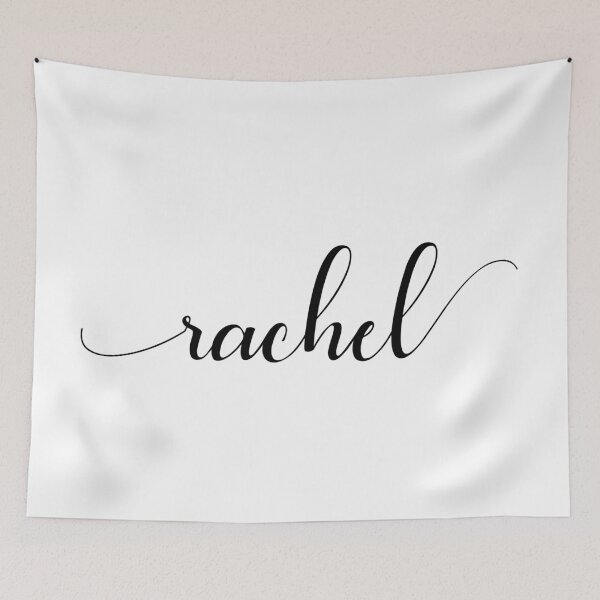 Item preview, Rachel - Custom name on delicate black cursive font designed and sold by To the Lua.