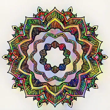 Artwork thumbnail, Colorful mandala by AndroidZ