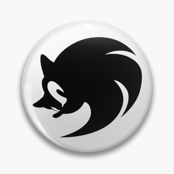 Item preview, Modern Sonic Icon Black designed and sold by hhoop.