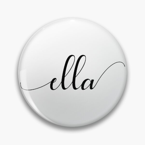 Item preview, Ella - Custom name on delicate black cursive font designed and sold by To the Lua.