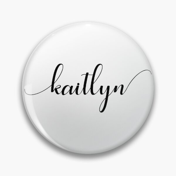 Artikelvorschau, Kaitlyn – Benutzerdefinierter Name in zarter schwarzer Schreibschrift entworfen und verkauft von To the Lua.