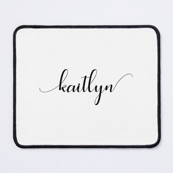 Item preview, Kaitlyn - Custom name on delicate black cursive font designed and sold by To the Lua.