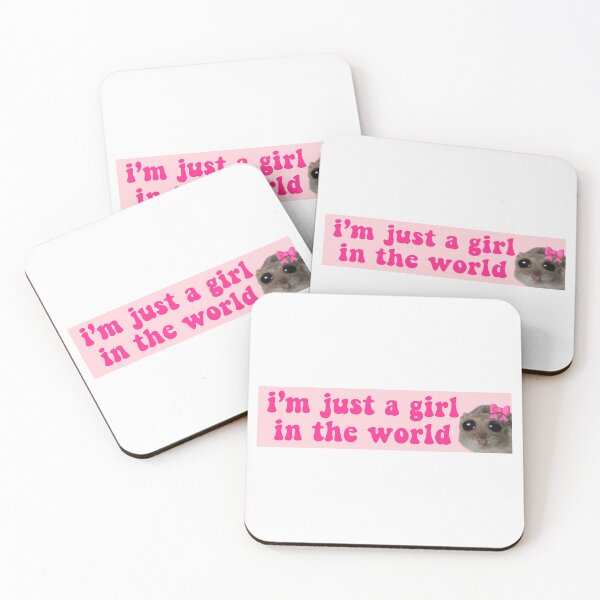 Item preview, Coquette Sad hamster meme I’m just a girl hamster designed and sold by vyascreations.