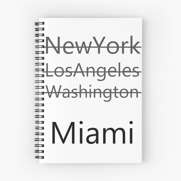 Item preview, American cities Miami design designed and sold by GetItGiftIt.