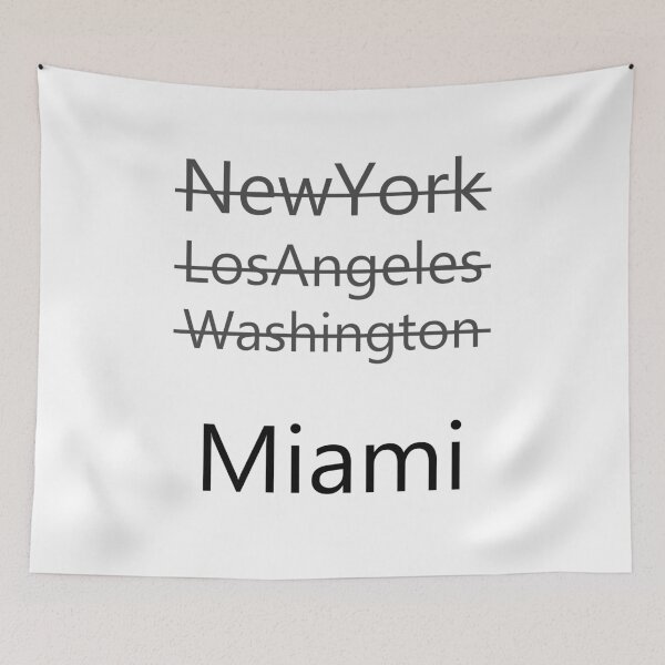 Item preview, American cities Miami design designed and sold by GetItGiftIt.