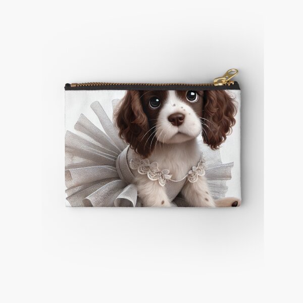 Item preview, Charming Springer Spaniel pup with a playful twinkle in its eye designed and sold by toypoodlemom.