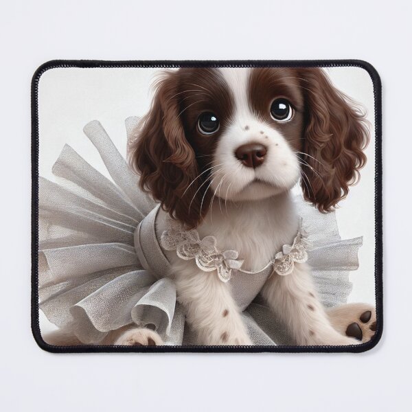 Item preview, Charming Springer Spaniel pup with a playful twinkle in its eye designed and sold by toypoodlemom.