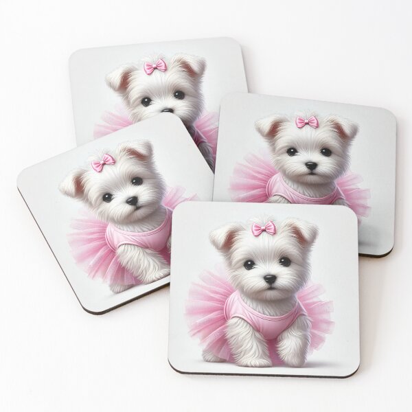 Item preview, Precious Westie with a tutu full of twirls. designed and sold by toypoodlemom.