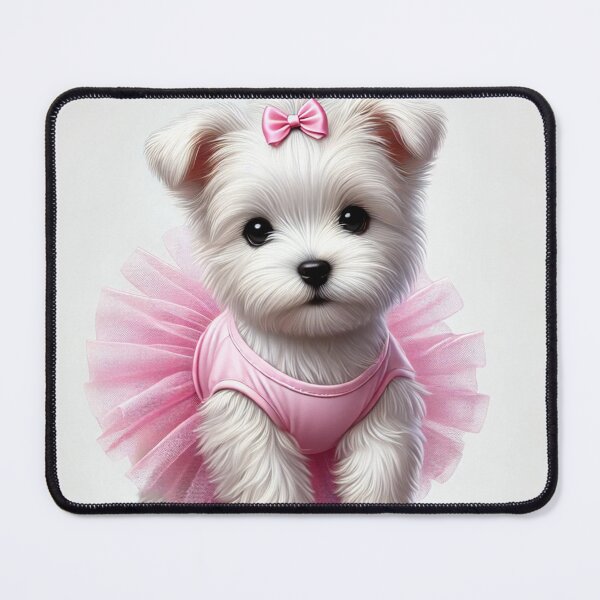 Item preview, Precious Westie with a tutu full of twirls. designed and sold by toypoodlemom.