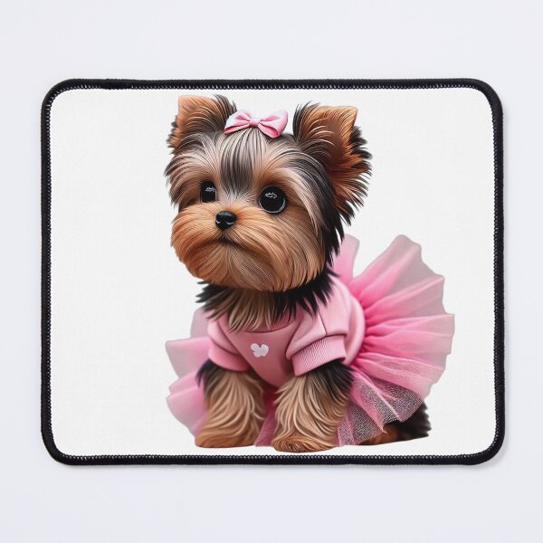 Item preview, Fluffy Yorkie furball in a charming, stylish tutu. designed and sold by toypoodlemom.