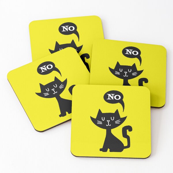 Item preview, Black Cat Says No designed and sold by RetroVoyages.