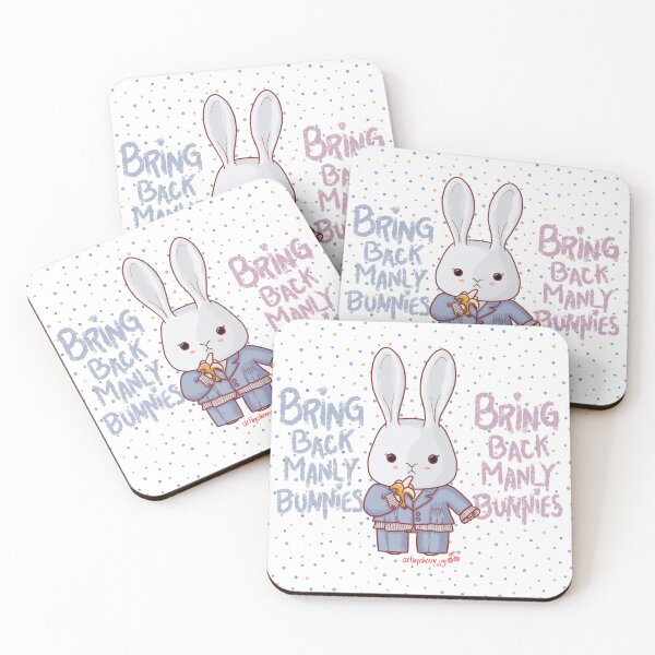 Item preview, manly bunnies  designed and sold by artbycherry.
