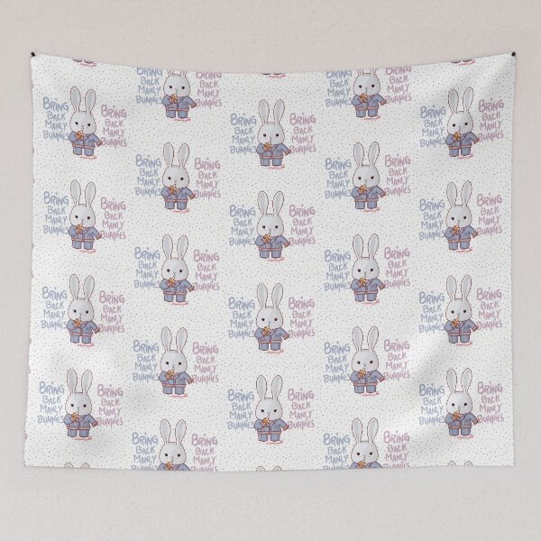 Item preview, manly bunnies  designed and sold by artbycherry.
