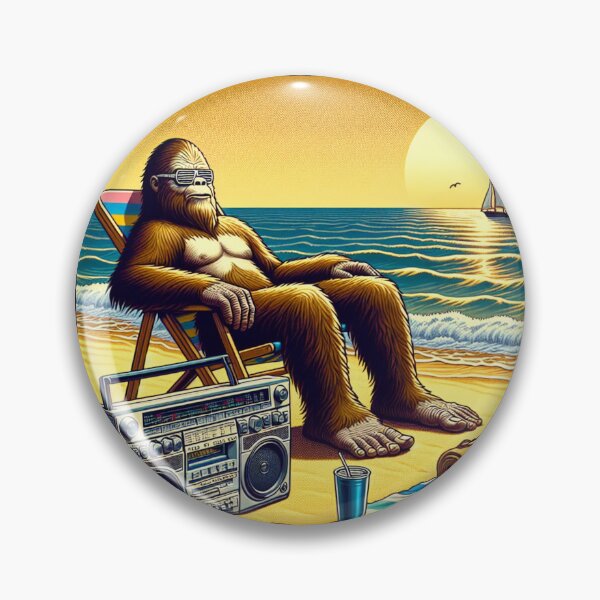 Item preview, Bigfoot Relaxing On The Beach  designed and sold by cope64.