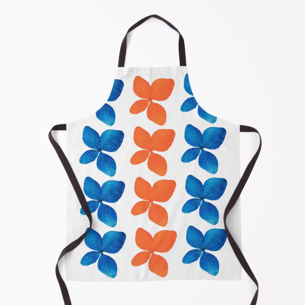 Item preview, Blue and orange flowers designed and sold by AmazingHisLove.