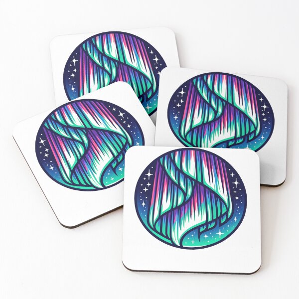 Item preview, "Northern Lights Illustration" designed and sold by JesNoh.