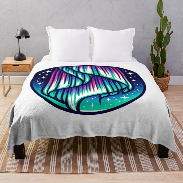 Item preview, "Northern Lights Illustration" designed and sold by JesNoh.