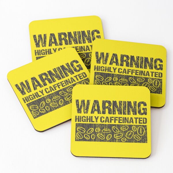 Item preview, Warning, Highly Caffeinated Coffee  designed and sold by RetroVoyages.