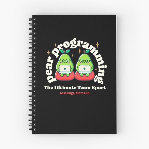 Item preview, Pear Programming - The Ultimate Team Sport Less Bugs, More Fun designed and sold by razlanisme.