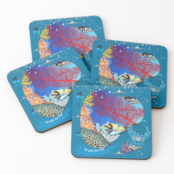 Item preview, Go with the flow, Tropical fish designed and sold by GabiVitryArt.