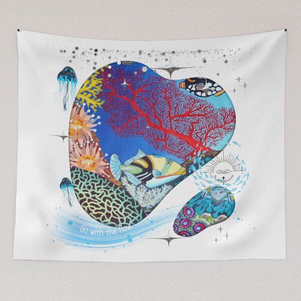 Item preview, Go with the flow, Tropical fish designed and sold by GabiVitryArt.