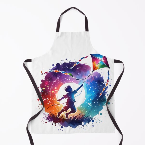 Item preview, Nighttime Kite Flying Illustration designed and sold by JesNoh.