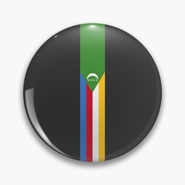 Item preview, Comoros Stripe Flag designed and sold by Candie-Shop.
