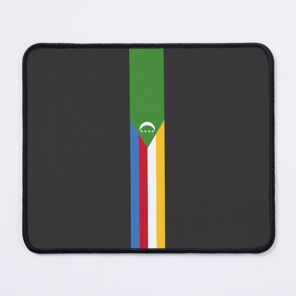 Item preview, Comoros Stripe Flag designed and sold by Candie-Shop.