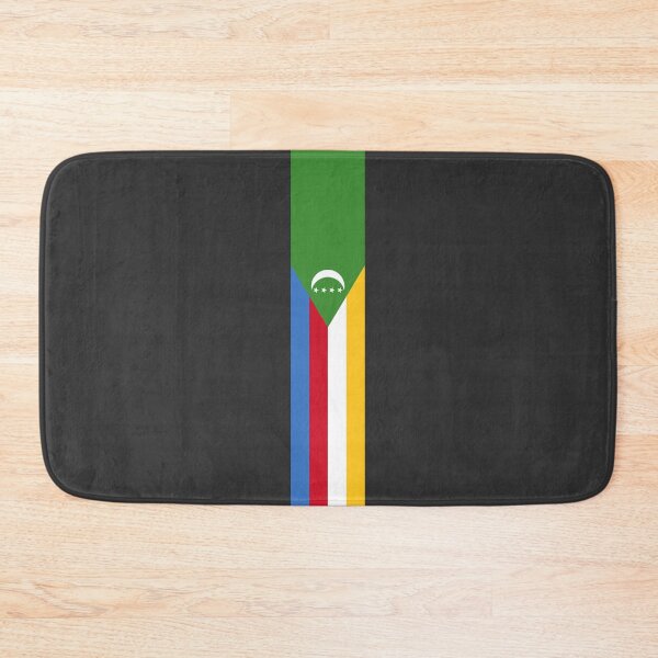Item preview, Comoros Stripe Flag designed and sold by Candie-Shop.