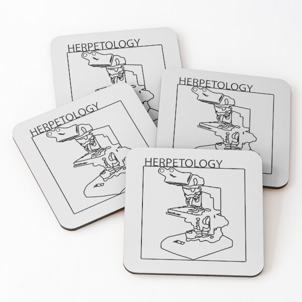 Item preview, Herpetology Microscope Line Art designed and sold by Corner-Distro.