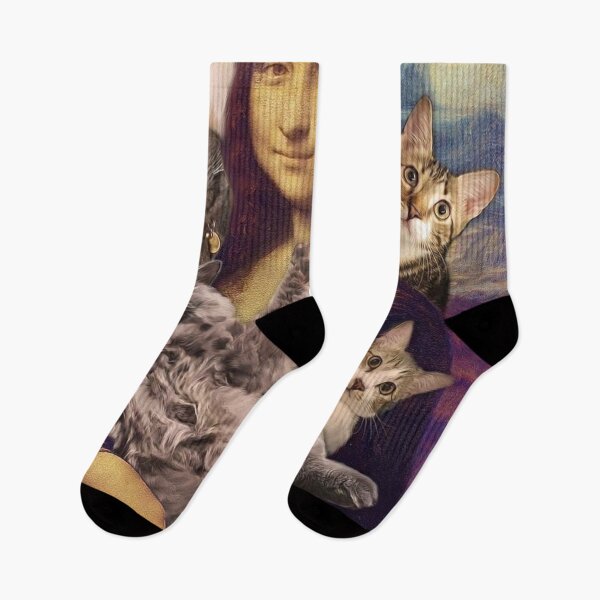 Item preview, "Mona Lisa's Cat Crew" designed and sold by Grind107.