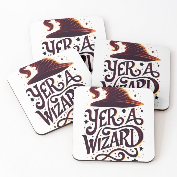 Item preview, Yer a Wizard - Crimson Typography - Fantasy designed and sold by Scarle-Richa.