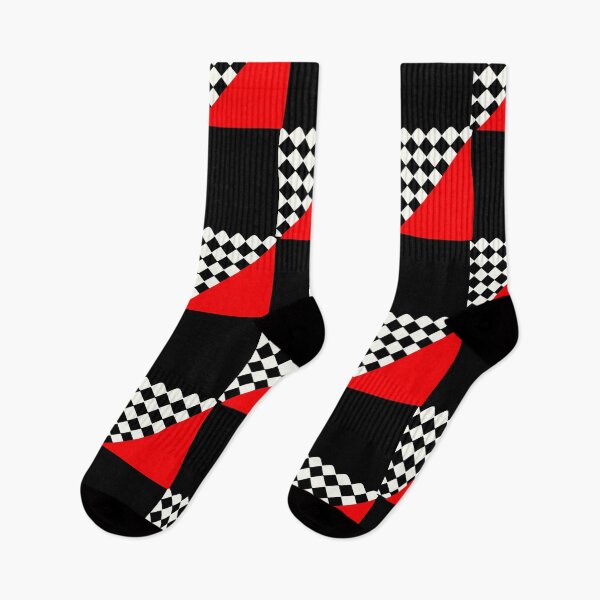 Item preview, Cool Black, Red, and White Checker Design designed and sold by Artbyminga.