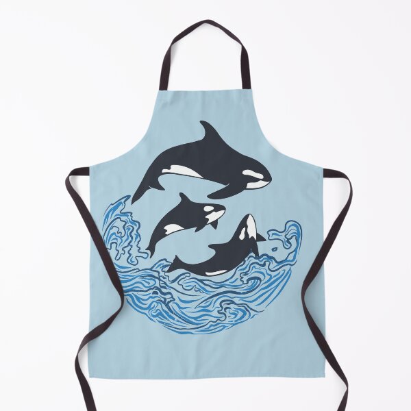 Item preview, Orcinus Orcas Jumping Wave designed and sold by RetroVoyages.