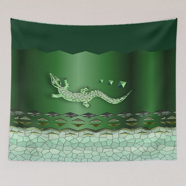 Item preview, ABSTRACT CROCODILE 173 designed and sold by sana90.