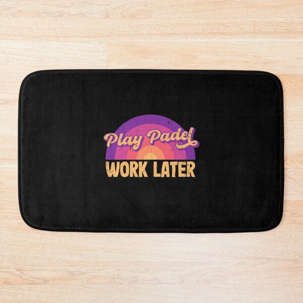 Item preview, Padel Tennis Gift For Padel Player Play Padel Work Later designed and sold by Captain Mood.
