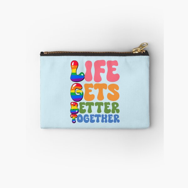 Item preview, LGBT - Life gets better together designed and sold by ArtsyLani.