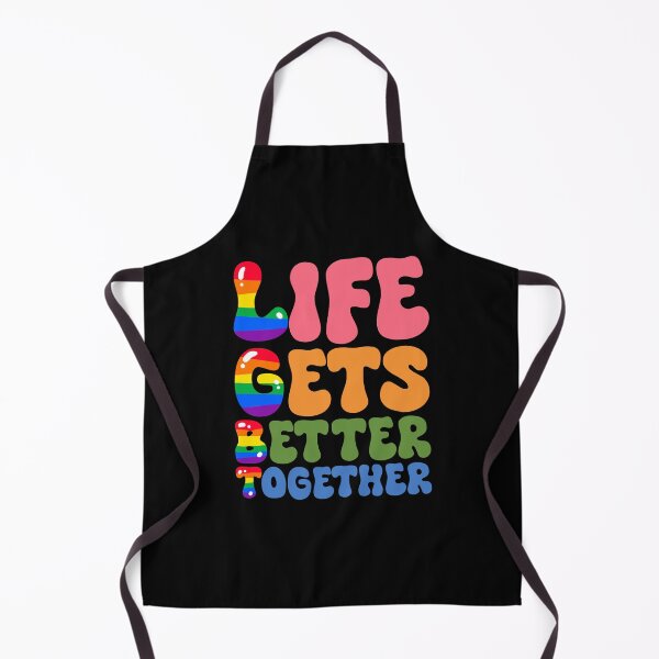 Item preview, LGBT - Life gets better together designed and sold by ArtsyLani.