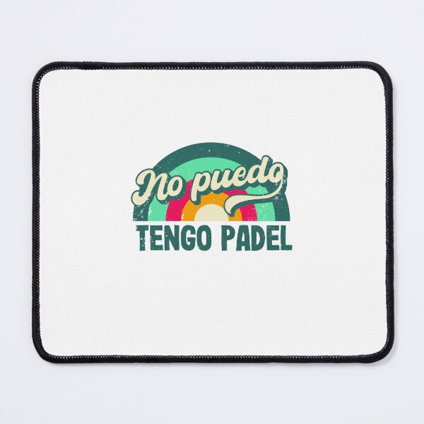 Aperçu de l'œuvre Cadeau de padel tennis pour joueur de padel, je ne peux pas, j'ai du padel créée et vendue par Captain Mood.