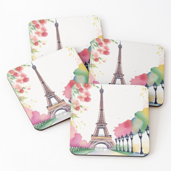 Item preview, Paris watercolor  designed and sold by Roxburylane.