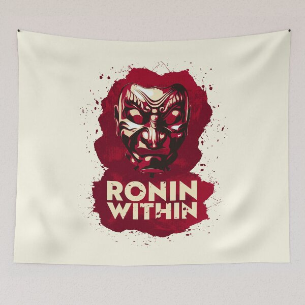 Item preview, RONIN WITHIN Samurai mask Design designed and sold by ARTIZIT.