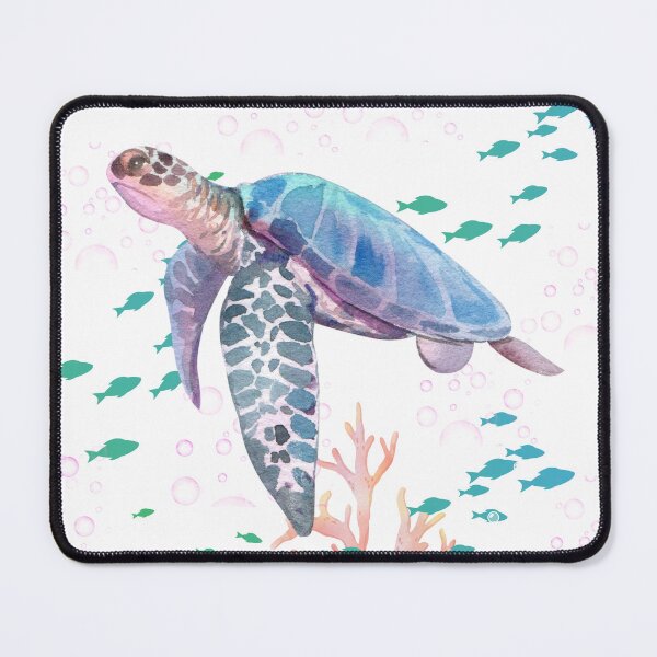 Item preview, Watercolor Sea Turtle designed and sold by SeaStarAlex.