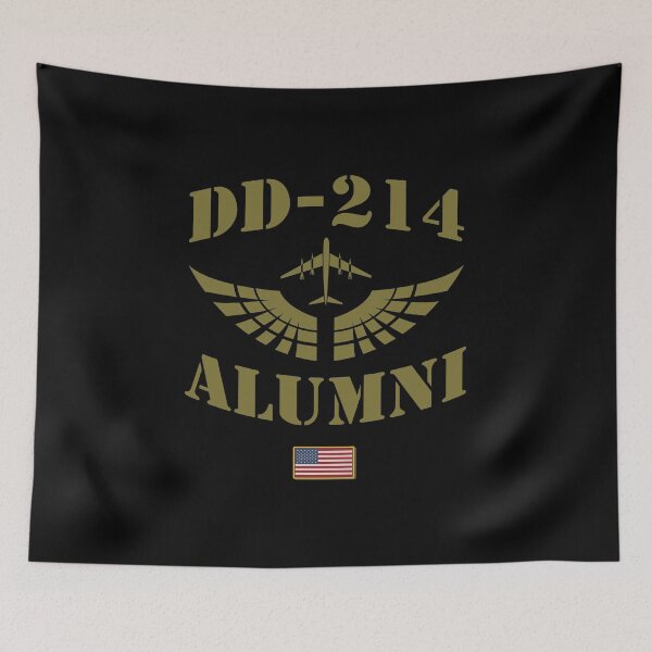 Item preview, DD214 US Military Alumni Veteran Pilot Jet Wings designed and sold by Bronby.
