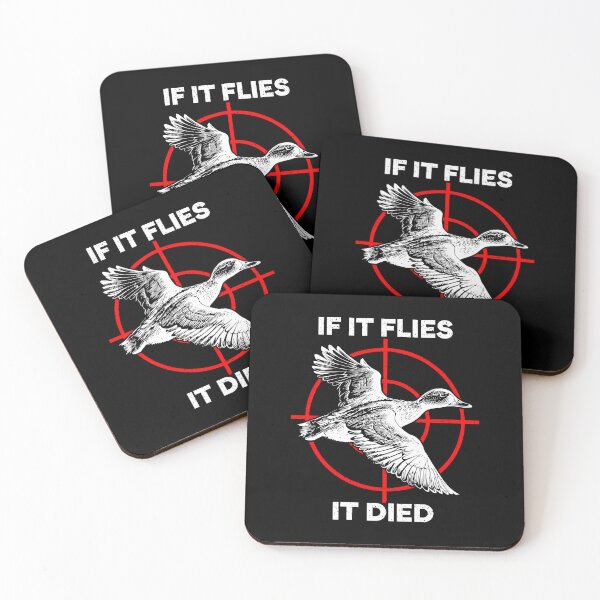 Item preview, If It Flies It Dies - Funny Duck Hunting designed and sold by zeviwanty.