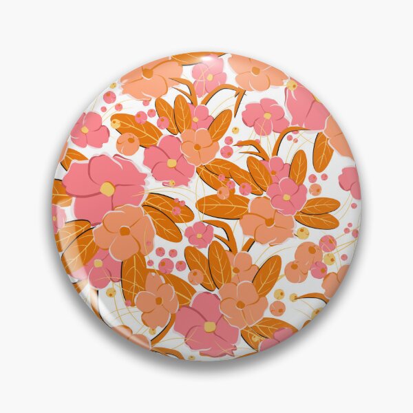 Item preview, Small bouquet, Orange and pink on white background designed and sold by Alex  Blud.