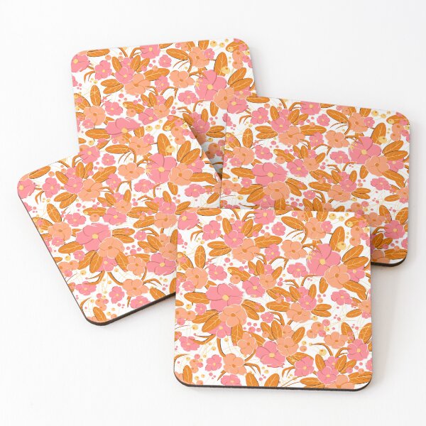 Item preview, Small bouquet, Orange and pink on white background designed and sold by Alex  Blud.