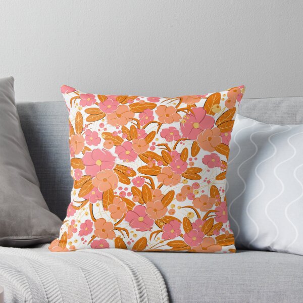 Item preview, Small bouquet, Orange and pink on white background designed and sold by Alex  Blud.