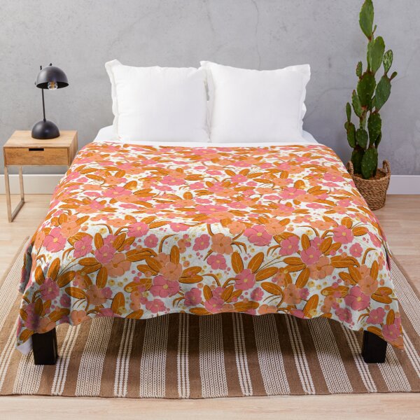 Item preview, Small bouquet, Orange and pink on white background designed and sold by Alex  Blud.